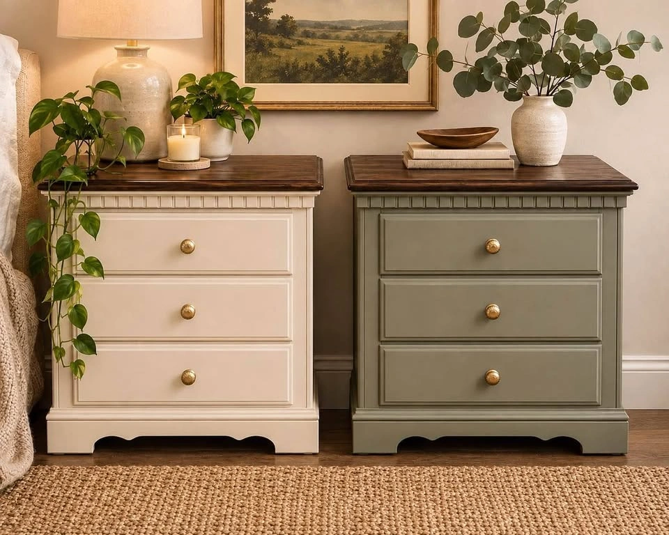 Vintage Lea Nightstands - Choose your colour! 🎨