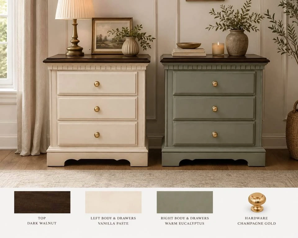 Vintage Lea Nightstands - Choose your colour! 🎨 - photo 4