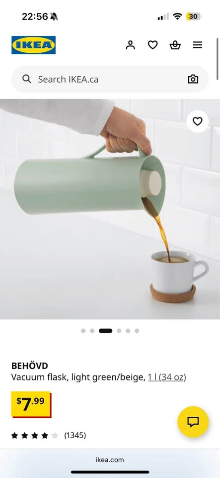 IKEA BEHÖVD Vacuum Flask - photo 2