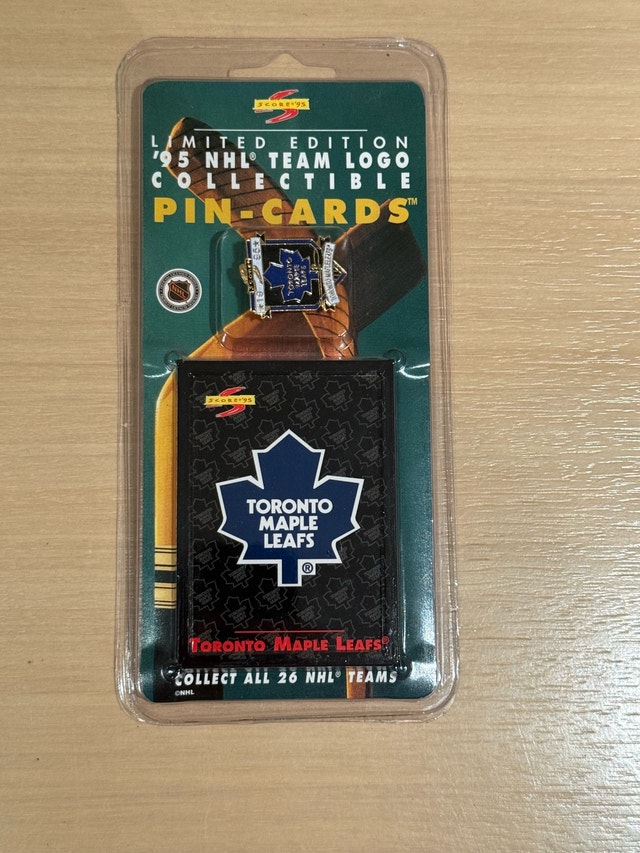 Score 1995 NHL Toronto Maple Leafs Pin-Card