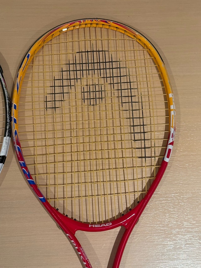 Babolat Genie 25 and Head Crush 25 Tennis Rackets New Grips - photo 2