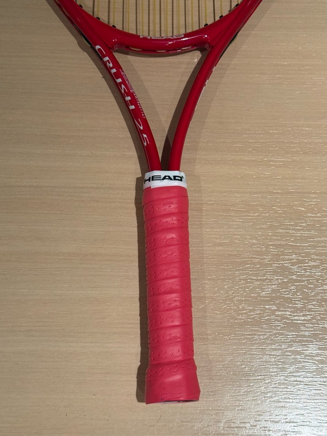 Babolat Genie 25 and Head Crush 25 Tennis Rackets New Grips - photo 5