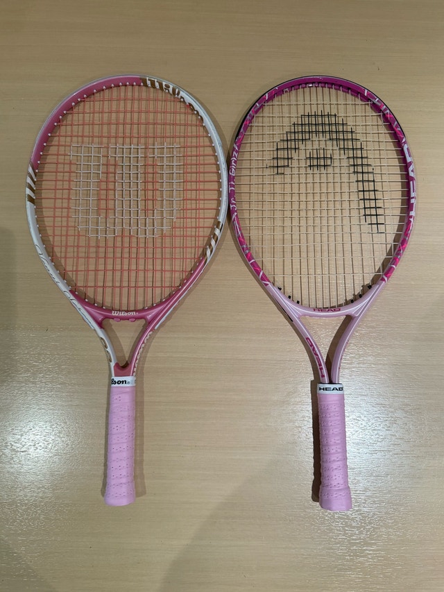Wilson Venus & Serena and Head Jr. Ti. Girlz Kids Tennis Rackets