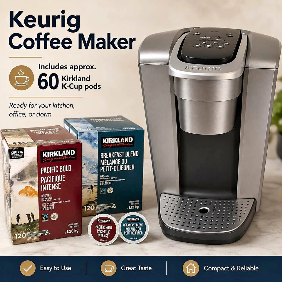 Keurig K-Elite Coffee Maker + 60 K-Cup Pods
