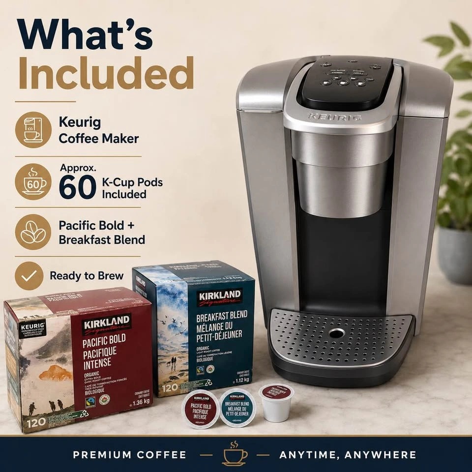 Keurig K-Elite Coffee Maker + 60 K-Cup Pods - photo 4