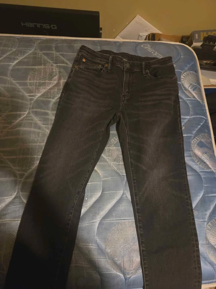American Eagle Men's Straight Black Jeans - photo 2
