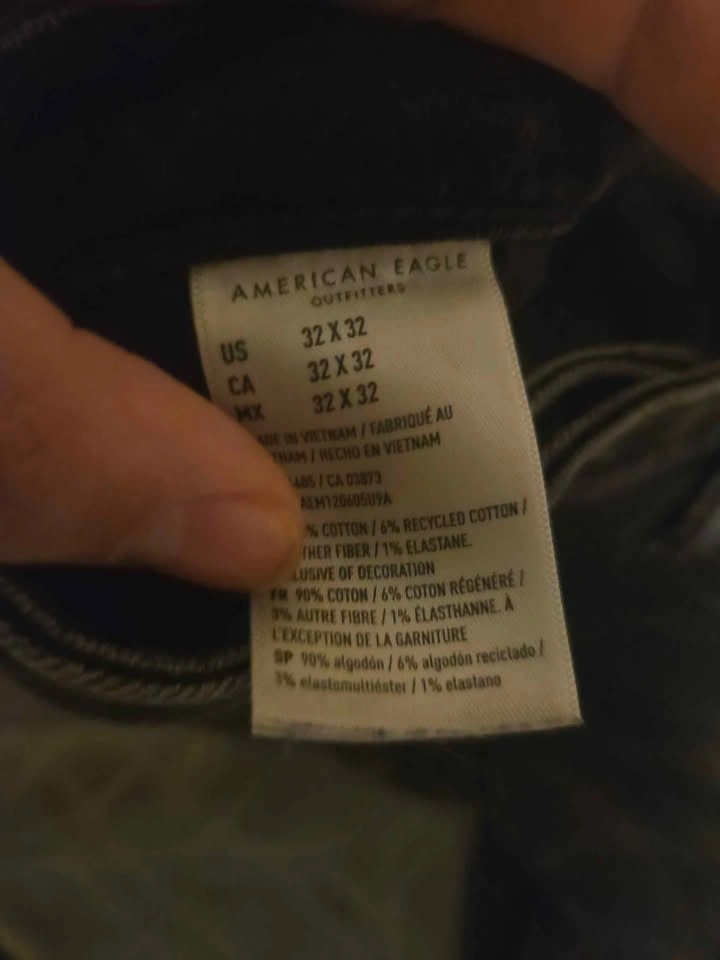American Eagle Men's Straight Black Jeans - photo 3