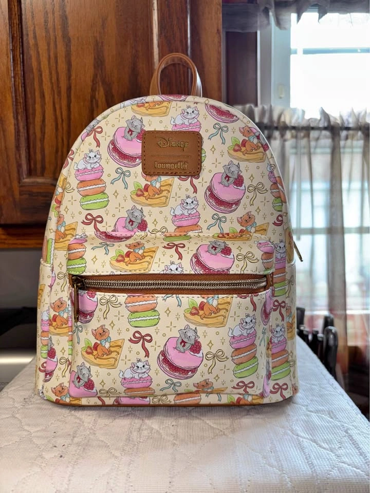 Loungefly Disney The Aristocats Dessert Mini Backpack- NWT