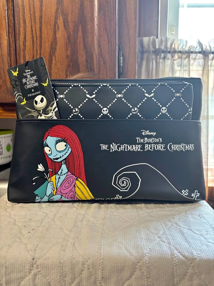 Primark x Disney Nightmare Before Christmas cosmetic bag set - N