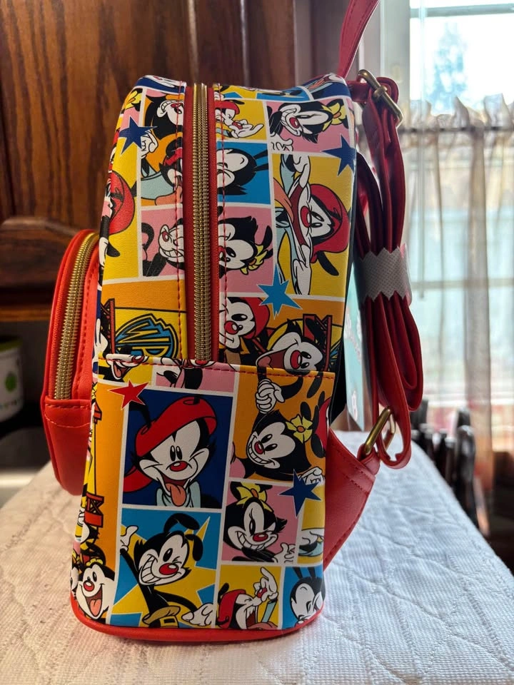 Loungefly AOP Animaniacs Character Grid Mini Backpack - photo 2