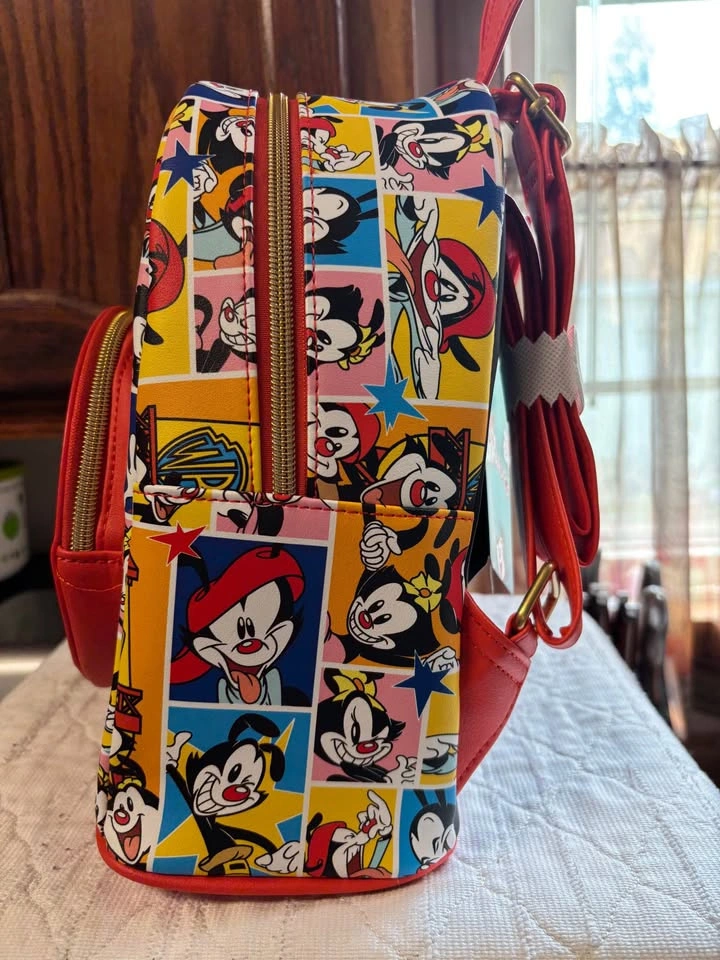 Loungefly AOP Animaniacs Character Grid Mini Backpack - photo 3