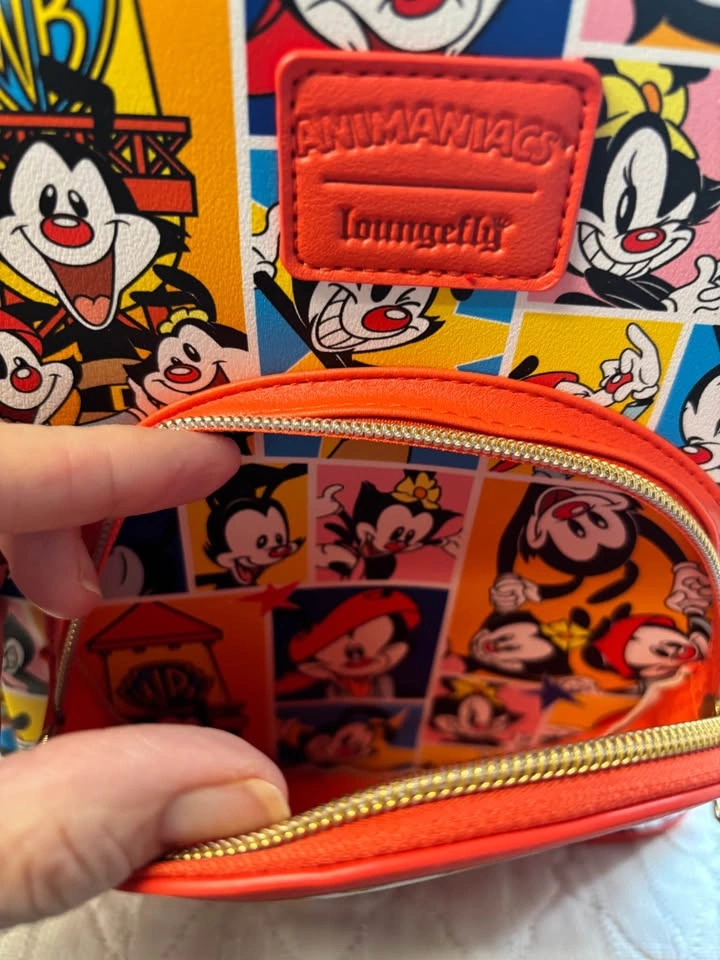 Loungefly AOP Animaniacs Character Grid Mini Backpack - photo 5