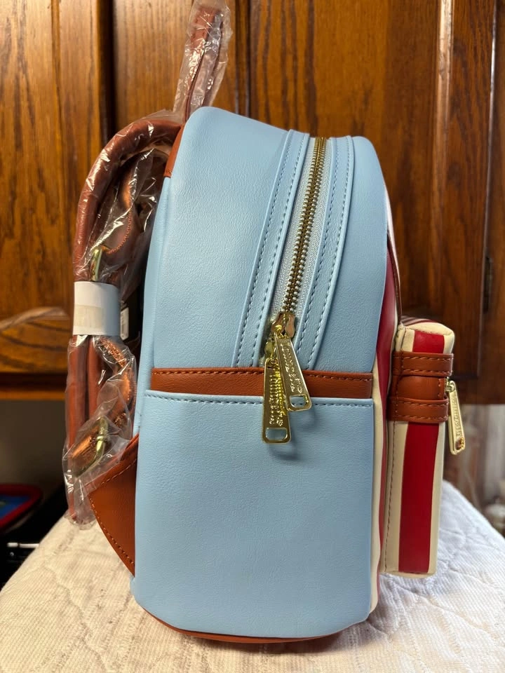 Loungefly Disney Dumbo Star of the Show striped mini backpack - photo 3