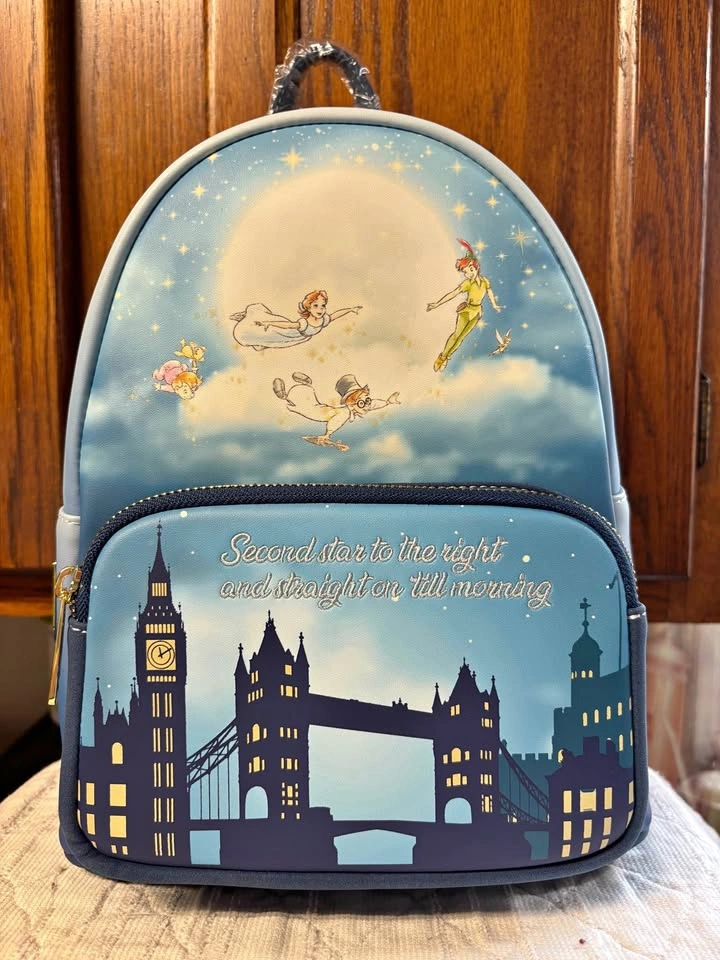 Loungefly Disney Peter Pan Second Star Glow Mini Backpack