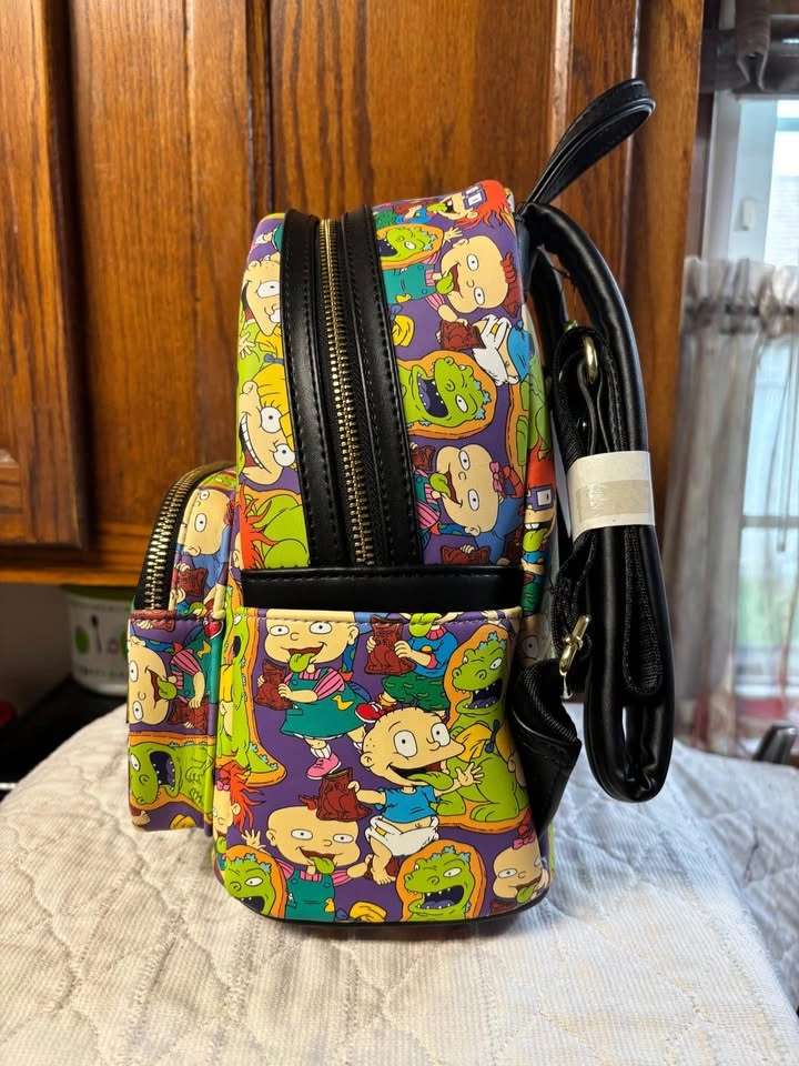Loungefly Rugrats Characters Mini Backpack. NWT. - photo 2