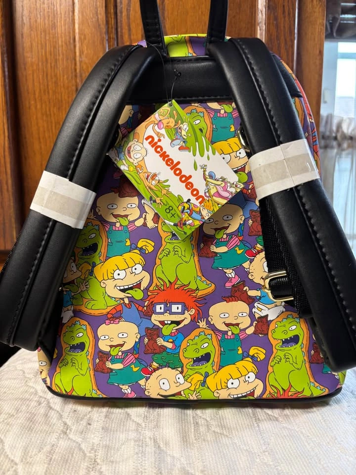 Loungefly Rugrats Characters Mini Backpack. NWT. - photo 3