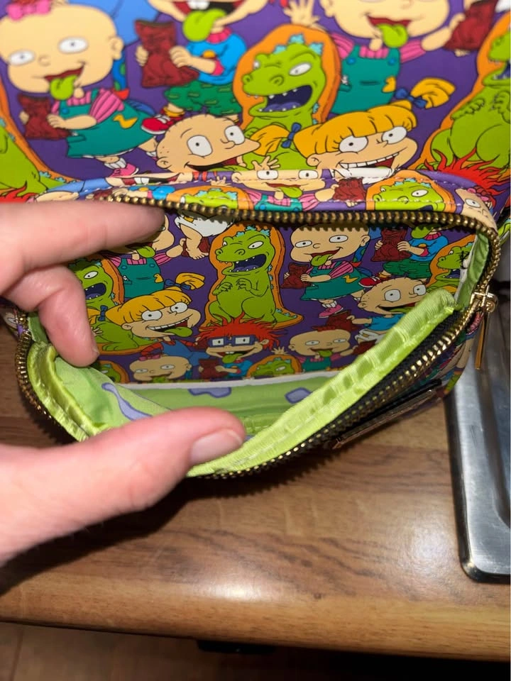 Loungefly Rugrats Characters Mini Backpack. NWT. - photo 5
