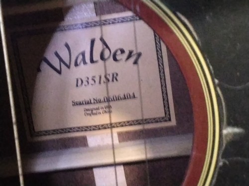 Walden D351SR- Acoustic Guitar 🎸 - For Parts Or Not Working - photo 5