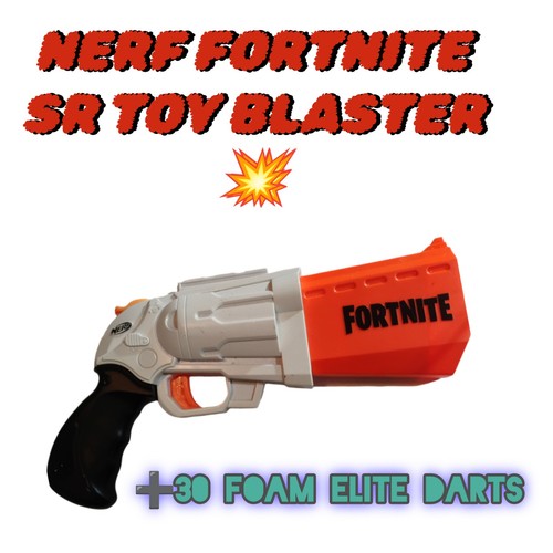 NERF Fortnite SR Action Blaster No Top Scope +33 Darts
