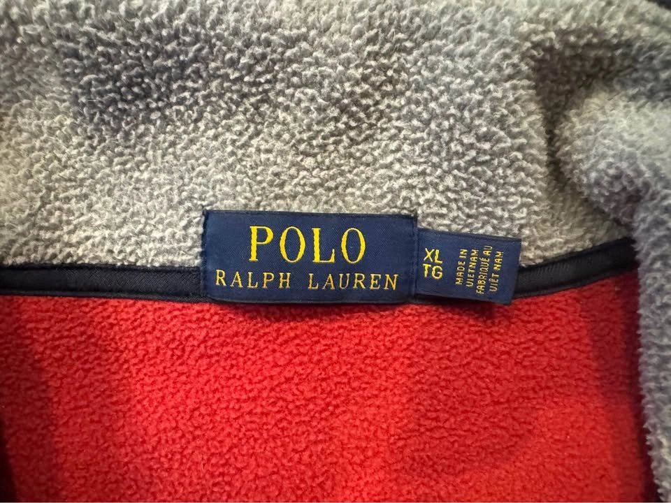 Men’s POLO RALPH LAUREN 1/4 Zip Fleece Sweatshirt XL - photo 3