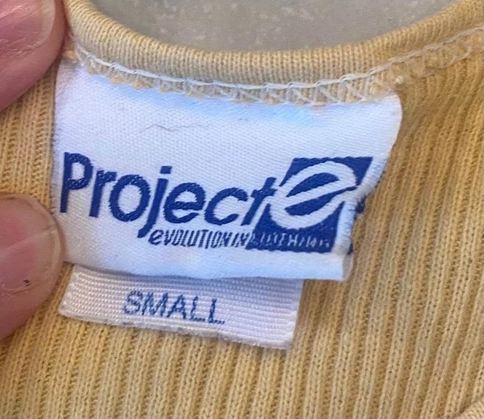Project E Pineapple Plantation Ribbed Tank Top Cotton Size S - photo 3