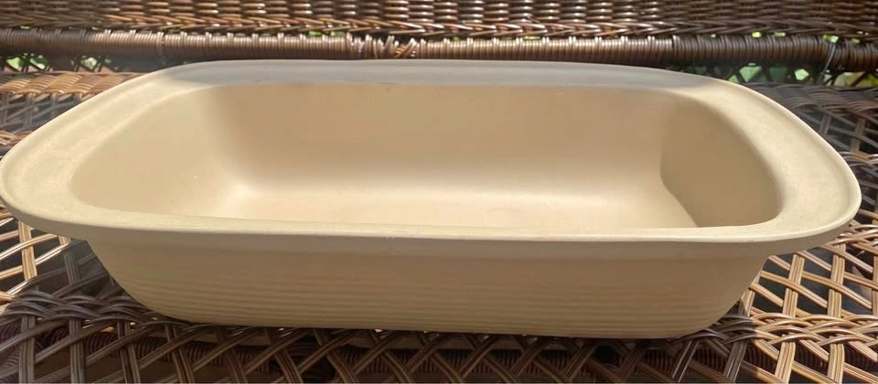 Pampered Chef Family Heritage Stoneware 17" Roaster Pan