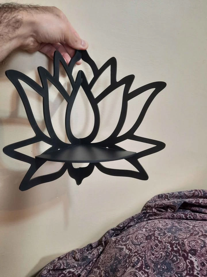 Lotus Wall Corner Cabinet – Elegant & Unique Home Decor - photo 3