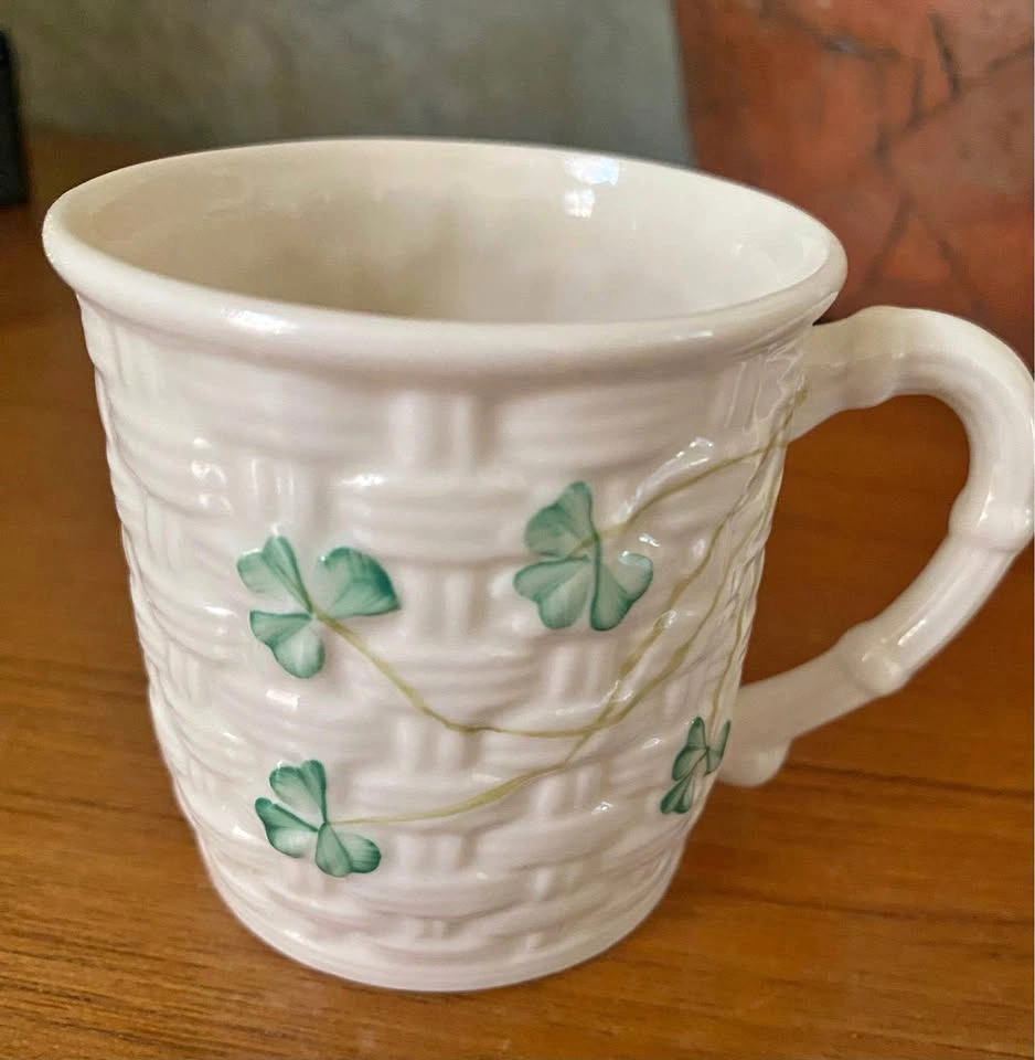 Belleek Ireland small mug/teacup