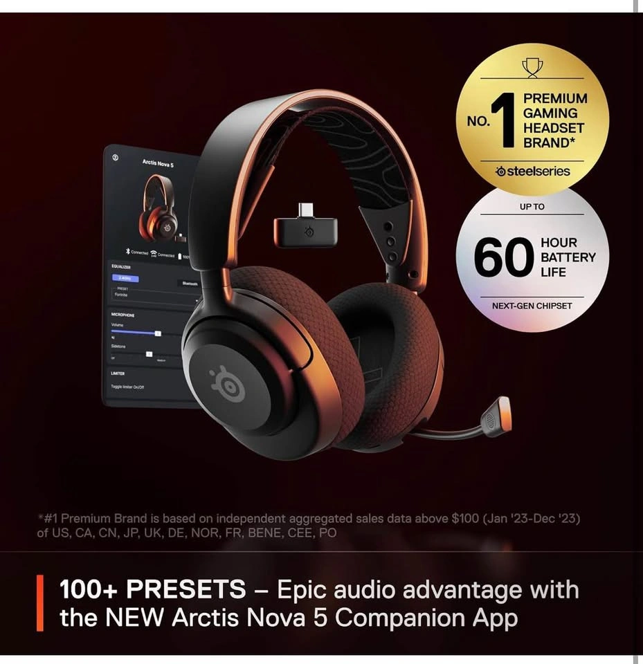 SteelSeries Arctis Nova 5 Wireless Gaming Headset - photo 2