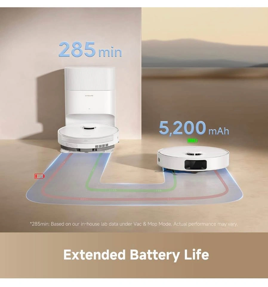 DREAME D20 Plus Robot Vacuum and Mop, Self-Emptying - photo 4