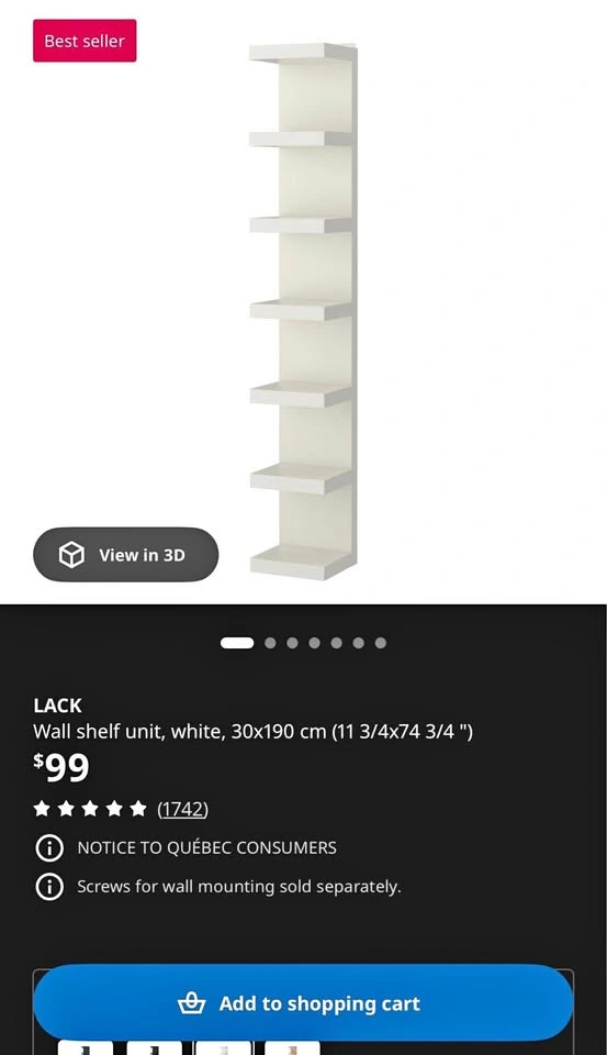 Ikea Wall shelf unit