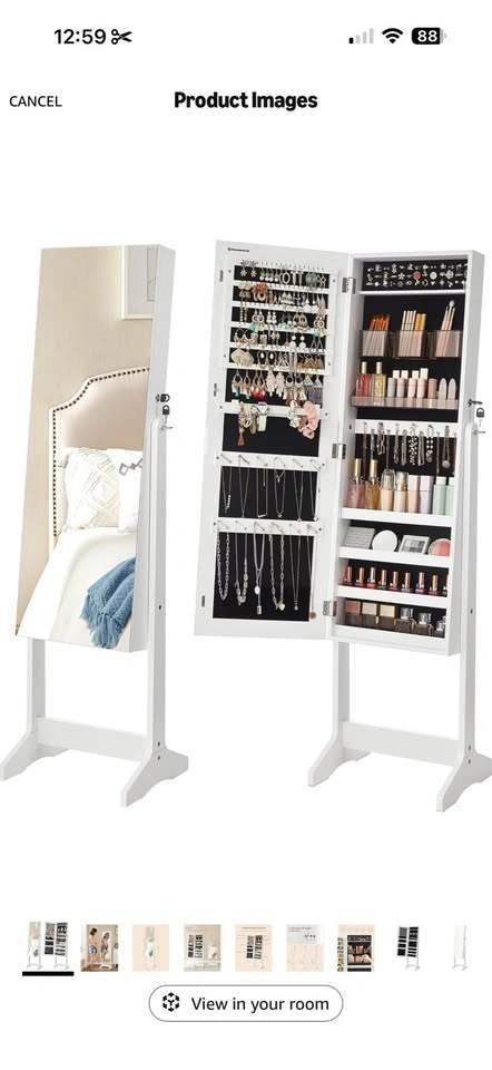 Mirror storage make up organizer - photo 2
