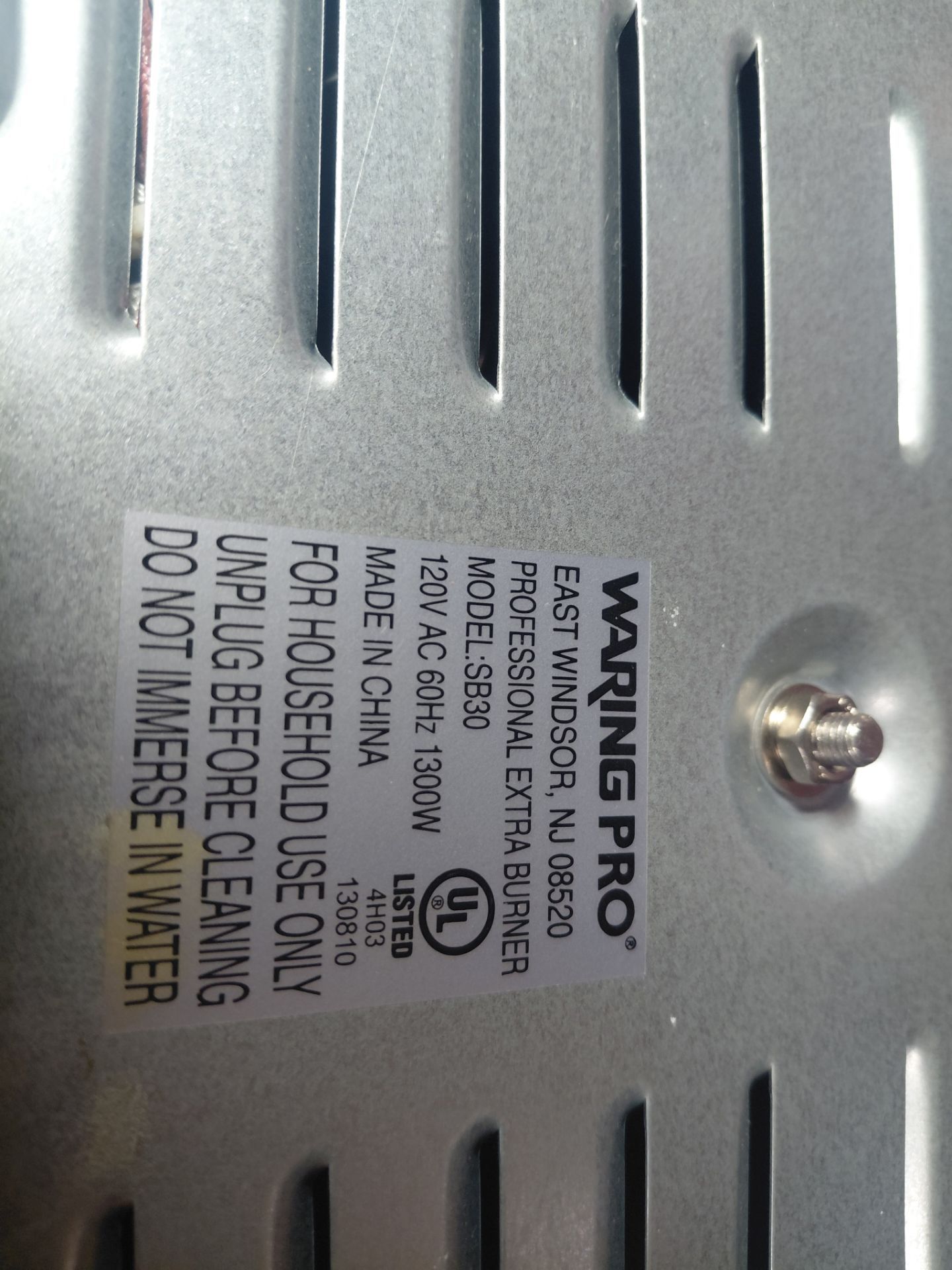 Waring SB30 Pro Professional Single Burner - photo 4