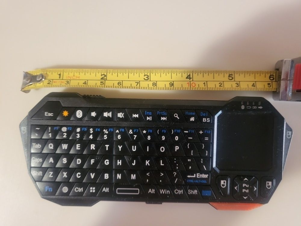 Mini Bluetooth Keyboard w/ built-in Touchpad. Black - photo 3