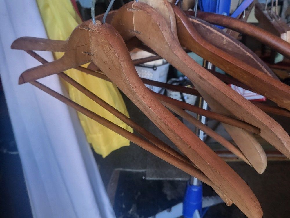 42 Vintage Wooden Hangers - photo 4