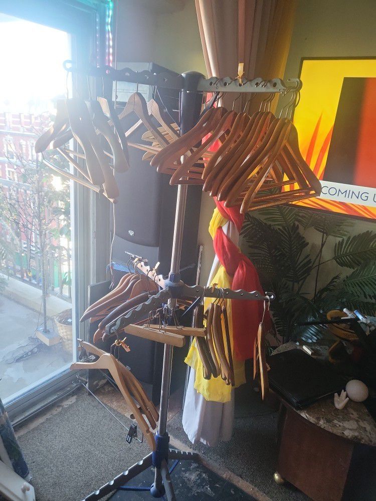 42 Vintage Wooden Hangers - photo 5