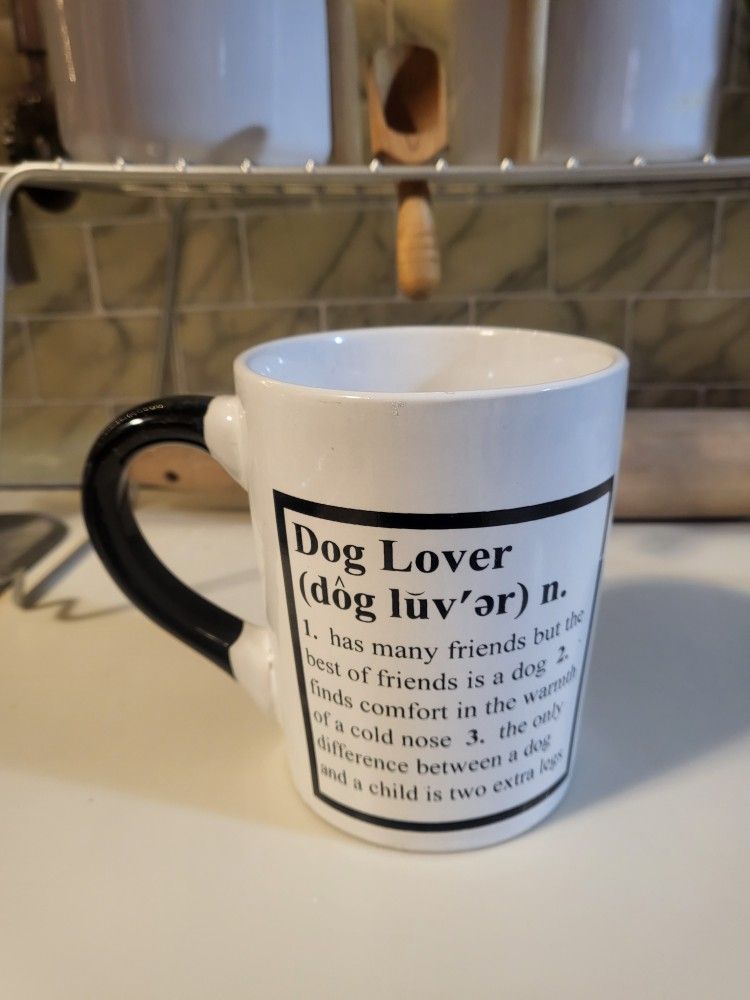 Dog Lover Definition Coffee Cup