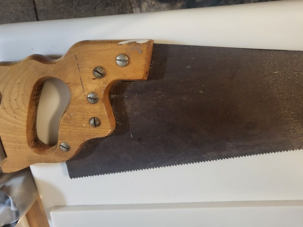 26" Vintage Disston Wood Handsaw D-23 - photo 4