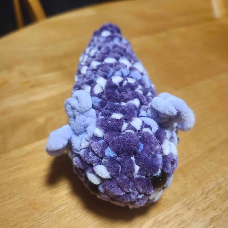 Handmade Crochet Axolotl Plush - photo 2