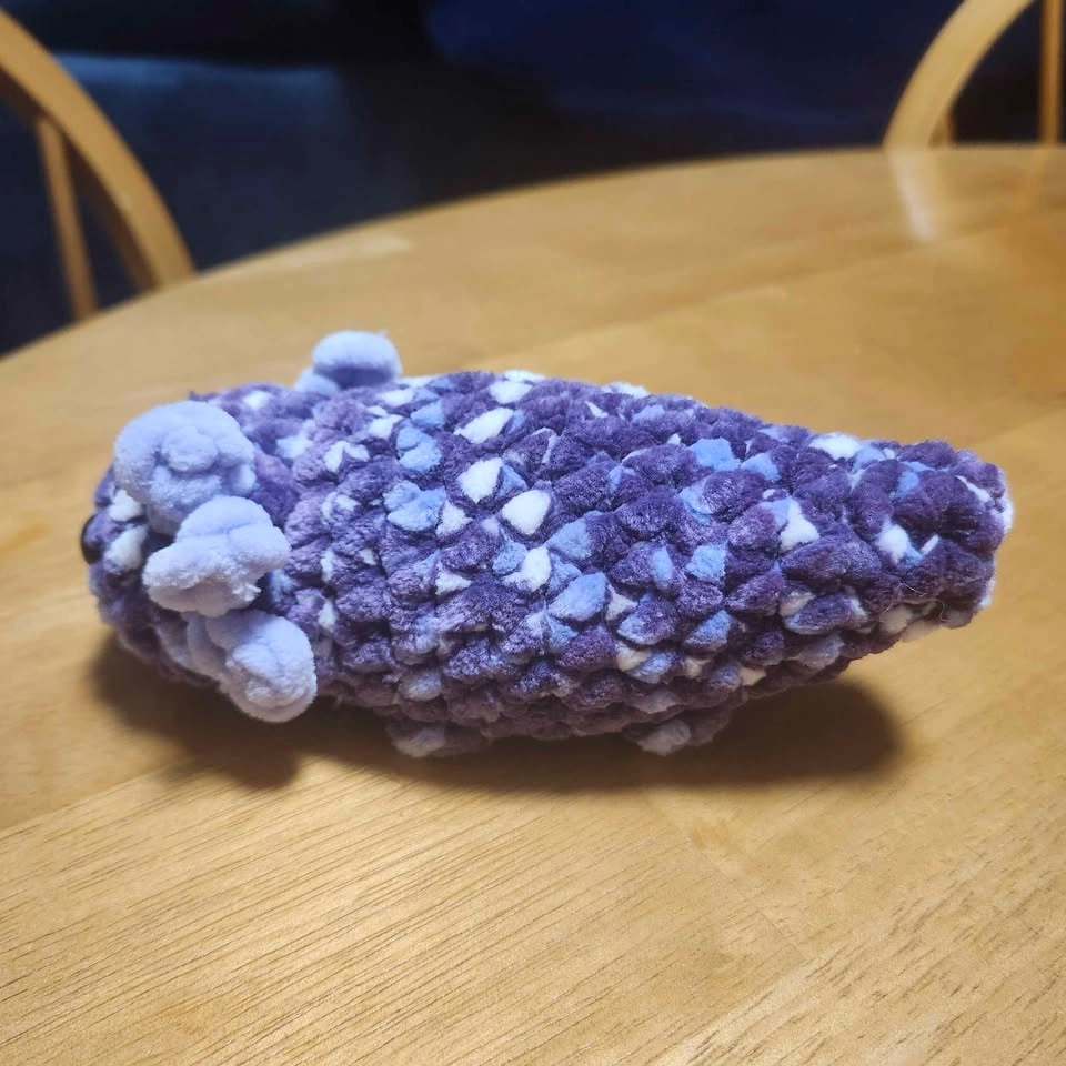 Handmade Crochet Axolotl Plush - photo 3