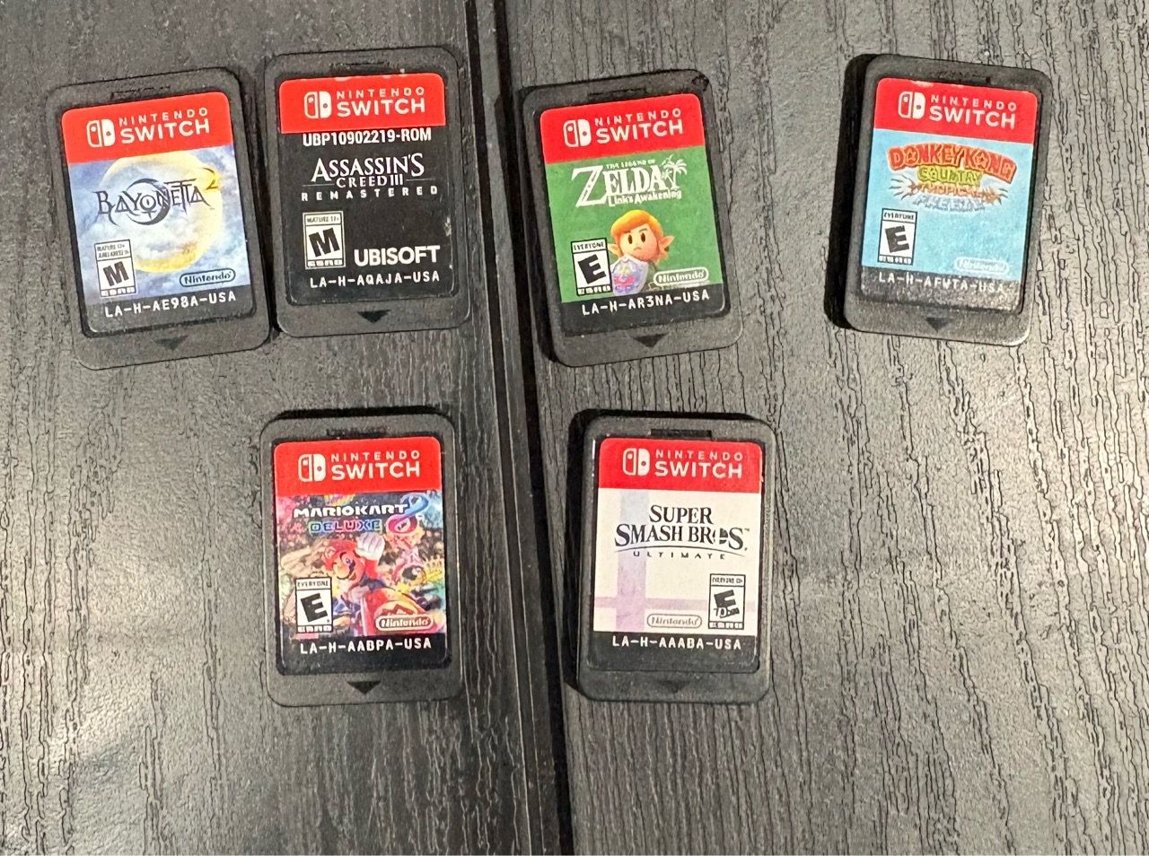 Nintendo Switch Game Cartridges Lot of 6 (can negotiate)