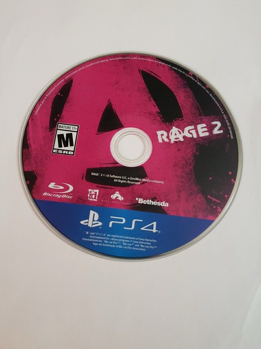 Rage 2 PS4 Game disc - photo 2