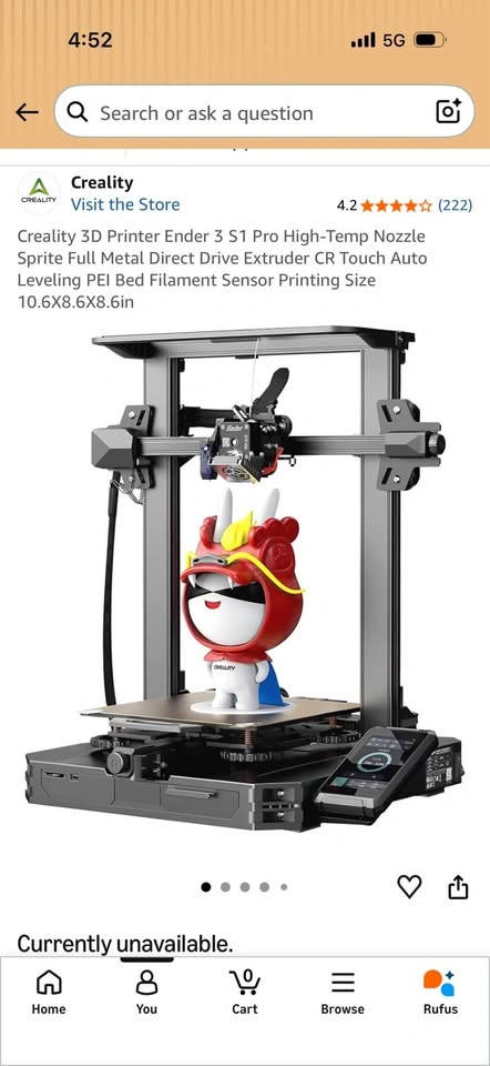 3d printer creality ender 3 s1 pro - photo 2