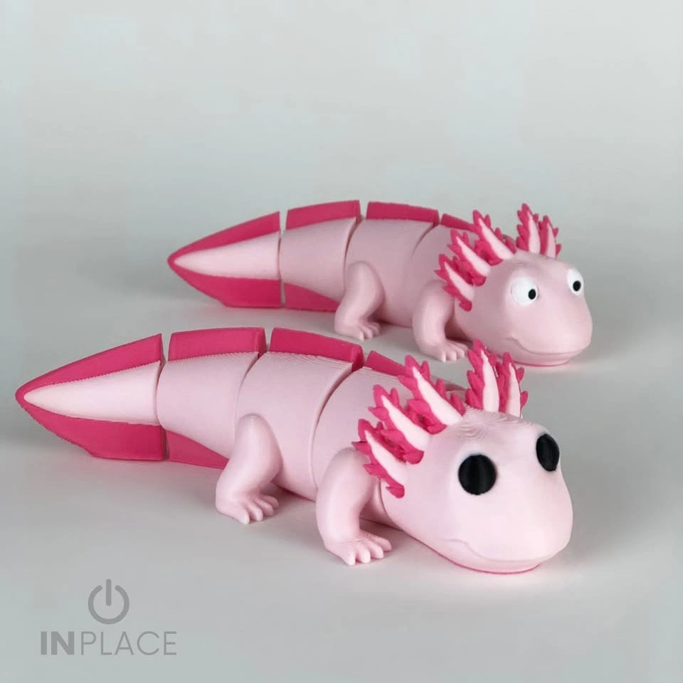 3D Printed Articulated Axolotl Fidget Toy - photo 4