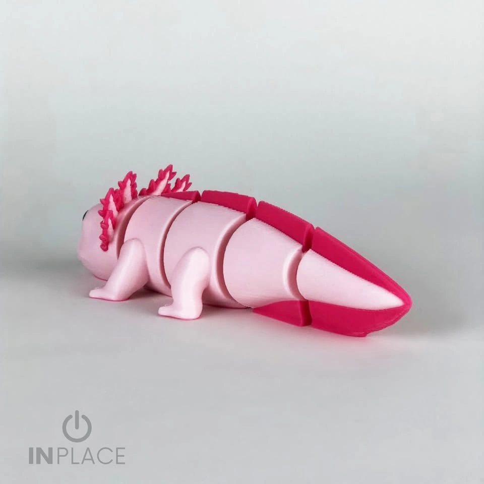 3D Printed Articulated Axolotl Fidget Toy - photo 5