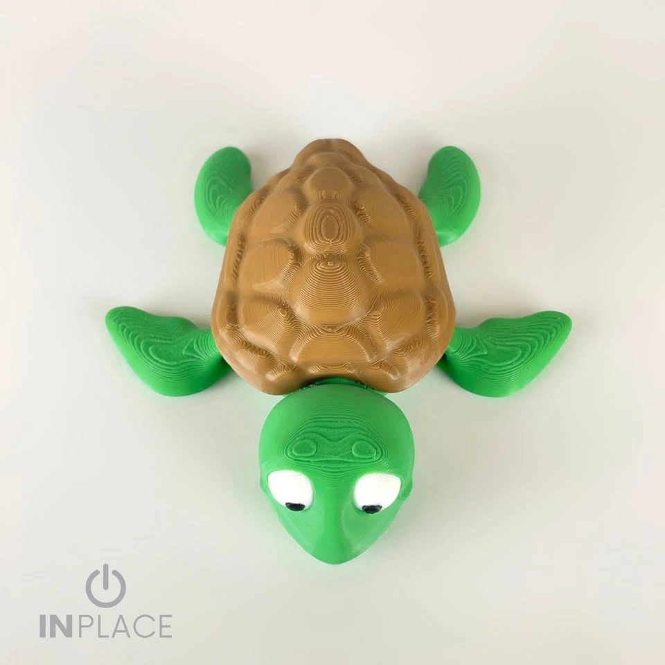3D Printed Articulated Turtle Fidget Toy - photo 3