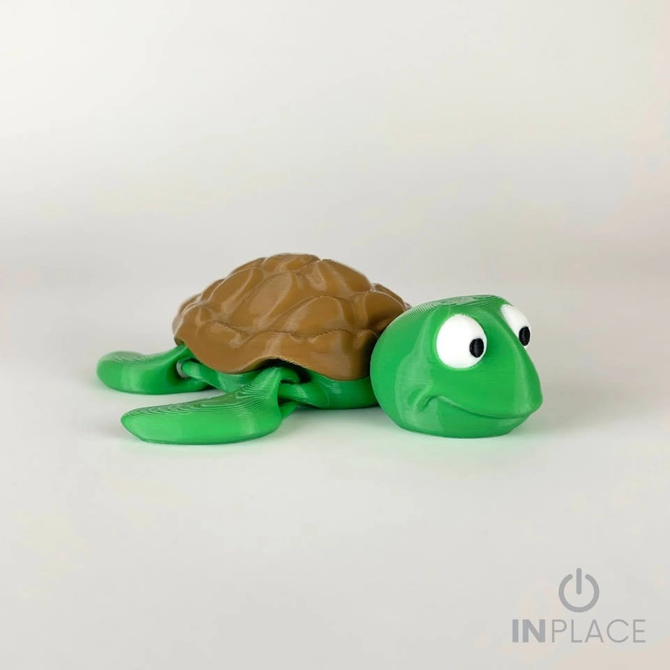 3D Printed Articulated Turtle Fidget Toy - photo 4
