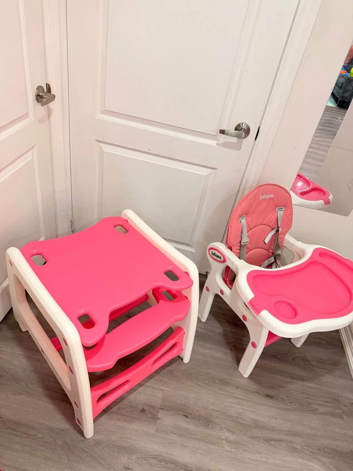Infans 3-in-1 Convertible Baby High Chair and Table Set - photo 2