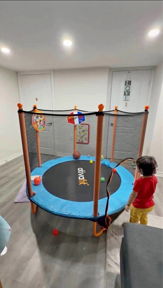ativafit Kids Trampoline with Enclosure Net