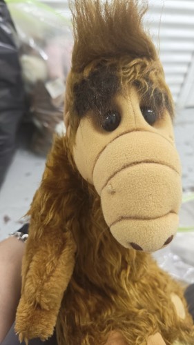 1986 Coleco ALF Alien Plush, Medium 14-24 in, Brown - photo 3